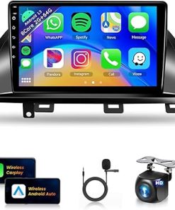 Dash Camera-METEESER-8Core 2+64G Car Stereo for Honda Odyssey 2005-2010 Wireless Carplay Android Auto-10″ 1280 * 720P IPS Touch Screen Radio