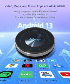 Dash Camera-OTTOCAST-OTTOCAST CarPlay AI Box for BMW I3-2024 Android 13 CarPlay Video Adapter Wireless CarPlay Android Auto Dongle Support YouTube Tiktok Streaming Videos to OEM Wired CarPlay Cars 2