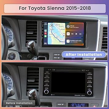 Dash Camera-Hikity-Hikity Android Car Stereo for Toyota Sienna 2015-2018 Radio 2+64GB 9 Inch Touchscreen Car Radio Wireless Carplay Android Auto Support GPS Navigation WiFi Bluetooth FM EQ Backup Camera 2 Dash Camera-Hikity-Hikity Android Car Stereo for Toyota Sienna 2015-2018 Radio 2+64GB 9 Inch Touchscreen Car Radio Wireless Carplay Android Auto Support GPS Navigation WiFi Bluetooth FM EQ Backup Camera - Image 2