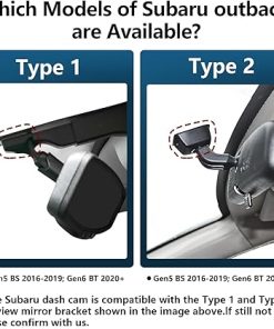 Dash Camera-mangoal-4K Dash Cam Custom fit for Subaru Outback Gen5 BS 2016-2019- Gen6 BT 2020+ 2