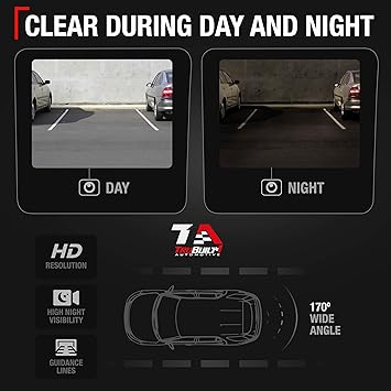 Dash Camera-T1A-Rear View Backup Camera – Compatible with 2013-2015 Ford Explorer – Reverse Park Assist Camera Replacement – OEM EB5Z19G490A- 590-421 3 Dash Camera-T1A-Rear View Backup Camera - Compatible with 2013-2015 Ford Explorer - Reverse Park Assist Camera Replacement - OEM EB5Z19G490A- 590-421 - Image 3