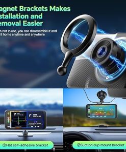 Dash Camera-LAMTTO-4K Dual Dash Cam Front and Rear with Apple Carplay Android Auto- Dash Camera for Car with 6.25” Carplay Screen 2