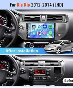 Dash Camera-Realdio-Android Car Stereo for Kia Rio 2012 2013 2014 (LHD) with CarPlay Android Auto 26UI 2GB+64GB 2