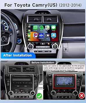 Dash Camera-METEESER-8Core 4+64G Car Stereo for Toyota Camry 2012 2013 2014 Wireless Carplay Android Auto-10.1 inch 1280 * 720P IPS Touch Screen Radio 2 Dash Camera-METEESER-8Core 4+64G Car Stereo for Toyota Camry 2012 2013 2014 Wireless Carplay Android Auto-10.1 inch 1280 * 720P IPS Touch Screen Radio - Image 2