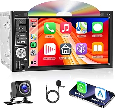 Dash Camera-Rimoody-Double Din Car Stereo with CD/DVD Player CarPlay Android Auto- Rimoody Car Radio Bluetooth Dash Camera-Rimoody-Double Din Car Stereo with CD/DVD Player CarPlay Android Auto- Rimoody Car Radio Bluetooth