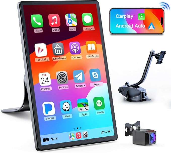 Dash Camera-Avylet-8” Wireless Apple Carplay Screen & Android Auto- Portrait & Landscape Screen 3 Dash Camera-Avylet-8'' Wireless Apple Carplay Screen & Android Auto- Portrait & Landscape Screen - Image 3