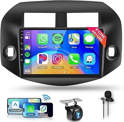 Dash Camera-METEESER-8Core 6+128G Car Stereo for Toyota RAV4 2006-2012 Wireless Carplay Android Auto-10.1 inch 1280 * 720P IPS Touch Screen Radio 3 Dash Camera-METEESER-8Core 6+128G Car Stereo for Toyota RAV4 2006-2012 Wireless Carplay Android Auto-10.1 inch 1280 * 720P IPS Touch Screen Radio - Image 3