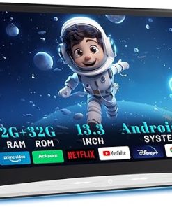 Dash Camera-CHEGIF-13.3 Inch 2G+32G Android 11 Car Headrest Video Player-Rear Seat Car TV with 4K IPS Touch Screen Monitor