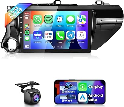 Dash Camera-podofo-podofo 8 Core+2G+64G Car Radio for Toyota Hilux 2015-2020- Wireless Apple Carplay Android Auto Car Stereo Dash Camera-podofo-podofo 8 Core+2G+64G Car Radio for Toyota Hilux 2015-2020- Wireless Apple Carplay Android Auto Car Stereo