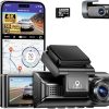 Dash Camera-Minolta-Minolta MNCD245T 3-Channel 1080p Car Camcorder w/2.45″ LCD & Rear Camera 4