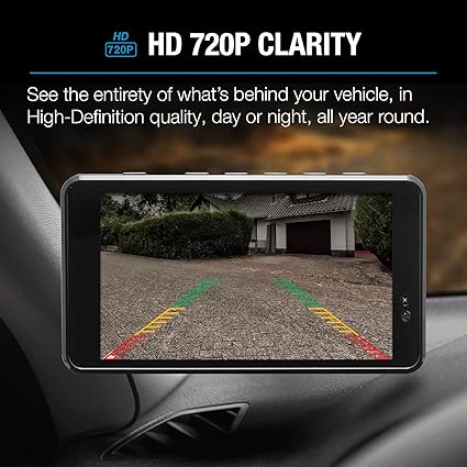 Dash Camera-TYPE S TOURING ITEMS-Type S License Plate Frame HD Wireless Backup Camera- 5″ Monitor with Motion Activation 3 Dash Camera-TYPE S TOURING ITEMS-Type S License Plate Frame HD Wireless Backup Camera- 5" Monitor with Motion Activation - Image 3