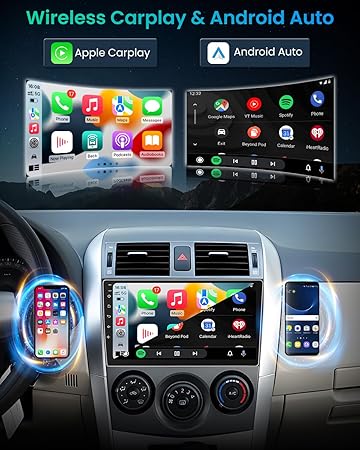 Dash Camera-Fortdows-Car Radio for Toyota Corolla 2009-2012- Car Stereo with Wireless CarPlay Android Auto 1280×800 HD 9’’ IPS Touchscreen GPS Navigation Bluetooth 5GWiFi FM Backup Camera Mic 2 Dash Camera-Fortdows-Car Radio for Toyota Corolla 2009-2012- Car Stereo with Wireless CarPlay Android Auto 1280x800 HD 9’’ IPS Touchscreen GPS Navigation Bluetooth 5GWiFi FM Backup Camera Mic - Image 2
