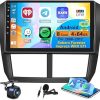Dash Camera-Inefala-8-Core 4+64G Android 13 Car Stereo Upgrade Radio for Subaru Forester Impreza WRX STI 2008-2012- 9” HD Touch Screen with Wireless CarPlay & Android Auto