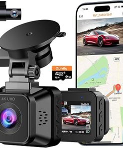 Dash Camera-Zunfly-Dash Cam Front and Rear- 4K+1080P