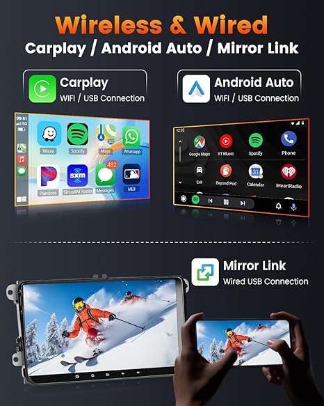 Dash Camera-Rimoody-2G+64G 9 Inch Android 13 Car Stereo Radio Carplay for VW Passat Jetta Tiguan Golf MK5 MK6 T5 EOS Polo- Rimoody Touchscreen Android Auto GPS Navigation Bluetooth FM SWC Backup Camera 2 Dash Camera-Rimoody-2G+64G 9 Inch Android 13 Car Stereo Radio Carplay for VW Passat Jetta Tiguan Golf MK5 MK6 T5 EOS Polo- Rimoody Touchscreen Android Auto GPS Navigation Bluetooth FM SWC Backup Camera - Image 2