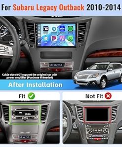 Dash Camera-Realdio-Android Car Stereo for Subaru Legacy Outback 2010 2011 2012 2013 2014 with CarPlay Android Auto 26UI 2GB+64GB 2