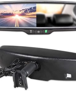 Dash Camera-EWAY-EWAY Car Auto Dimming Interior Rear View Mirror and 4.3″ LCD Screen Auto Adjusting Brightness Monitor Display|Universal Fit| Support Backup Camera Input for OEM Replacement