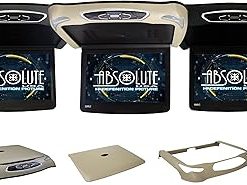 Dash Camera-ABSOLUTE USA-Absolute DFL14HD Car Roof Mount DVD Player Monitor 14 inch Vehicle Flip Down Overhead Screen- HDMI SD USB Card Input with Built-in IR Transmitter for Wireless IR Headphone- 3 Style Colors 2