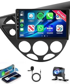 Dash Camera-VECHTEL-2+64G Android Car Stereo for for Ford Focus 1998-2004 / Ford Fiesta 1995-2001 Upgrade – Wireless Carplay Android Auto- 9 Inch Touch Screen in-Dash GPS Head Unit-WiFi/Bluetooth/HiFi/SWC/Backup Camera Dash Camera-VECHTEL-2+64G Android Car Stereo for for Ford Focus 1998-2004 / Ford Fiesta 1995-2001 Upgrade – Wireless Carplay Android Auto- 9 Inch Touch Screen in-Dash GPS Head Unit-WiFi/Bluetooth/HiFi/SWC/Backup Camera