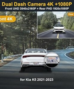 Dash Camera-FITCAMX-Fitcamx Front 4K+Rear 1080P Dash Cam Suitable for Kia K5 GT LX GT-Line EX 2021 2022 2023 (L3000)- OEM Style 2