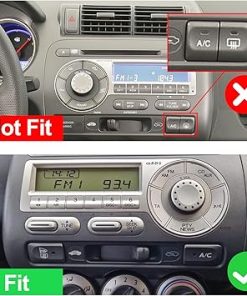 Dash Camera-AUMUME-2+32G Android 12 Double Din Car Stereo for Honda Fit 2004 2005 2006 2007 with 9 Inch Touchscreen Radio Built-in Wireless Carplay/Android Auto/GPS/Bluetooth/FM/AUX/Steering Wheel Controls/Backup Camera 2