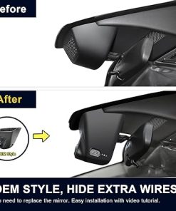 Dash Camera-mangoal-Front 4K &1080p Dash Cam Custom fit for Honda Accord Gen11 2023 2024 2025 & Hybrid- Integrated OEM Look 2