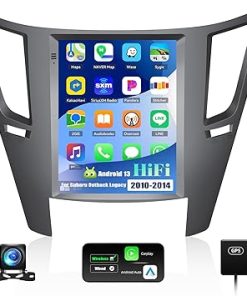 Dash Camera-OiLiehu-Android 13 Car Stereo for Subaru Outback Legacy 2010-2014 with Wireless Apple Carplay Android Auto-9.7″ HD Touch Screen Car Radio with GPS Navigation