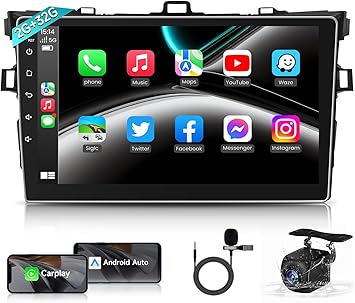 Dash Camera-Fortdows-Car Radio for Toyota Corolla 2009-2012- Car Stereo with Wireless CarPlay Android Auto 1280×800 HD 9’’ IPS Touchscreen GPS Navigation Bluetooth 5GWiFi FM Backup Camera Mic Dash Camera-Fortdows-Car Radio for Toyota Corolla 2009-2012- Car Stereo with Wireless CarPlay Android Auto 1280x800 HD 9’’ IPS Touchscreen GPS Navigation Bluetooth 5GWiFi FM Backup Camera Mic
