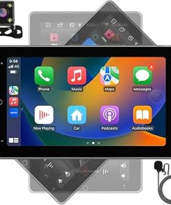 Dash Camera-WENMENGDE-WENMENGDE10 inch 2+32GB Automatic Rotation IPS Full Touch Screen Android Car Radio Audio Video Stereo Player For Double Din With CarPlay Android Auto WiFi BT MirrorLink Split Screen PIP GPS Navigation