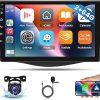 Dash Camera-NHOPEEW-2+64G Android 13 Car Stereo for Toyota RAV4 2006-2012 – 9 Inch Touchscreen Radio with Carplay & Android Auto – GPS Navigation- Mirror Link for Android/iOS