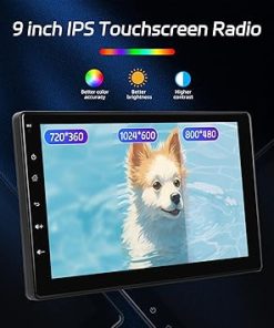 Dash Camera-NHOPEEW-9 inch Single Din Touchscreen Car Stereo with Wireless Carplay and Android Auto- NHOPEEW Detachable IPS Touch Screen Car Radio – Mirror Link 2