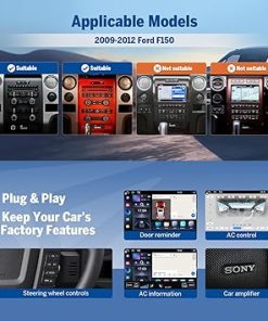 Dash Camera-EONON-Eonon 9-Inch Car Stereo for Ford F150 (2009-2012)- Android 13 Wireless CarPlay & Android Auto 2