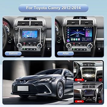 Dash Camera-TopWeb-Android 13 Car Radio for Toyota Camry 2012 2013 2014 with Wireless Carplay and Android Auto -4GB+32GB 10.2 inch Touchscreen Bluetooth RDS FM SWC 5GWIFI(fit JBL System) 2 Dash Camera-TopWeb-Android 13 Car Radio for Toyota Camry 2012 2013 2014 with Wireless Carplay and Android Auto -4GB+32GB 10.2 inch Touchscreen Bluetooth RDS FM SWC 5GWIFI(fit JBL System) - Image 2
