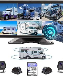 Dash Camera-RVeligacy-Sensor 10.36-Inch 6 Split Touchable 128GB Large Audio Screen 1080P Backup Camera Monitor & Built-in DVR Video for RV Truck Trailer Rear Side Front Reversing View Wired System Waterproof DCM106 Dash Camera-RVeligacy-Sensor 10.36-Inch 6 Split Touchable 128GB Large Audio Screen 1080P Backup Camera Monitor & Built-in DVR Video for RV Truck Trailer Rear Side Front Reversing View Wired System Waterproof DCM106