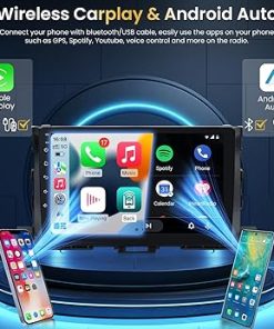 Dash Camera-Jingelsye-Android Car Radio Stereo for Toyota Highlander 2014-2019: 2+64G Upgrade 10.2″ 1280×800 IPS Touchscreen- Head Unit with Wireless Carplay & Android Auto 2