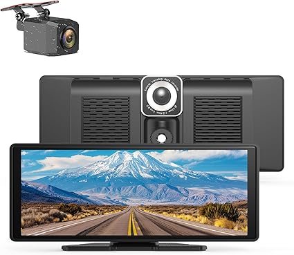 Dash Camera-KBD-Carplay and Android Auto Monitor- Enhanced Wireless Mirror Link 10.26 Inch Touch Display 4K Front and 1080P Rear Recording Dash Cam Night Vision Parking 3 Dash Camera-KBD-Carplay and Android Auto Monitor- Enhanced Wireless Mirror Link 10.26 Inch Touch Display 4K Front and 1080P Rear Recording Dash Cam Night Vision Parking - Image 3