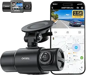 Dash Camera-AVAETT-Dual Dash Cam Front and Inside – AVAETT 2.5K+1080P Dash Camera for Cars with Wi-Fi & GPS- IR Night Vision Dash Camera-AVAETT-Dual Dash Cam Front and Inside - AVAETT 2.5K+1080P Dash Camera for Cars with Wi-Fi & GPS- IR Night Vision
