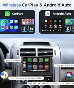 Dash Camera-podofo-Podofo Upgrade Wireless CarPlay Single Din Radio 7 Inch Flip Out Touchscreen Car Stereo with Wireless Android Auto Bluetooth Mirror Link AM/FM USB Car Play Car Audio Receiver HD Backup Camera 2
