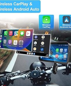 Dash Camera-WEUASTE-6.25″ Portable Motorcycle DVR with Dual 1080P HD Dash Cameras- Motorcycle TPMS 2