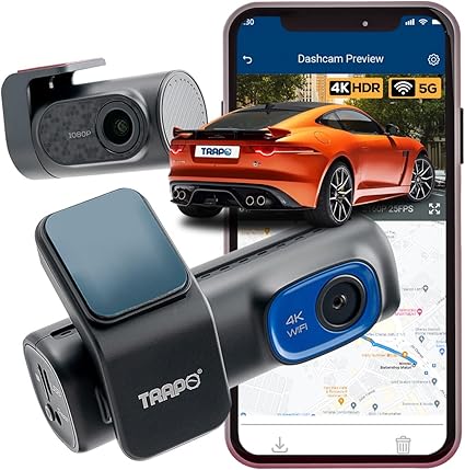 Dash Camera-TRAPO-I-Sight T-550 Dash Cam Front and Rear Camera- Car Camera with 4K Front and 1080p Rear 3 Dash Camera-TRAPO-I-Sight T-550 Dash Cam Front and Rear Camera- Car Camera with 4K Front and 1080p Rear - Image 3