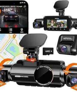 Dash Camera-Neideso-360° Dash Cam Front- Rear and Inside Dash Camera-Neideso-360° Dash Cam Front- Rear and Inside
