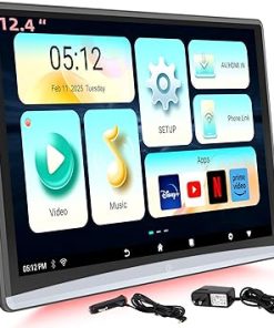 Dash Camera-Kaskawise-Kaskawise Android 11 Car Tvs for Back Seat-2G+32G Headrest Monitor Tablet with 12.4″ Touch Screen