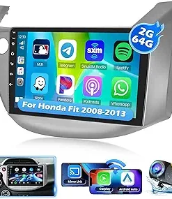 Dash Camera-Hikity-Hikity Android Car Stereo for Honda Fit 2008-2013 Radio 2+64GB 10.1 Inch Touchscreen Car Radio Wireless Carplay Android Auto GPS Navigation WiFi Bluetooth FM EQ Backup Camera Dash Camera-Hikity-Hikity Android Car Stereo for Honda Fit 2008-2013 Radio 2+64GB 10.1 Inch Touchscreen Car Radio Wireless Carplay Android Auto GPS Navigation WiFi Bluetooth FM EQ Backup Camera