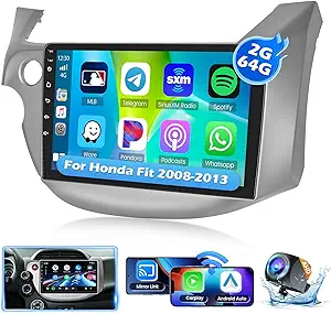 Dash Camera-Hikity-Hikity Android Car Stereo for Honda Fit 2008-2013 Radio 2+64GB 10.1 Inch Touchscreen Car Radio Wireless Carplay Android Auto GPS Navigation WiFi Bluetooth FM EQ Backup Camera Dash Camera-Hikity-Hikity Android Car Stereo for Honda Fit 2008-2013 Radio 2+64GB 10.1 Inch Touchscreen Car Radio Wireless Carplay Android Auto GPS Navigation WiFi Bluetooth FM EQ Backup Camera