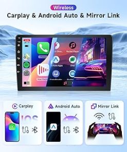 Dash Camera-Rimoody-2+64G Android Car Stereo Radio for Chevrolet Silverado GMC Sierra 2014-2018 Wireless Carplay Android Auto- 10.1” Touch Screen Head Unit with Bluetooth GPS WIFI Mirror Link FM/RDS EQ Backup Camera SWC 2