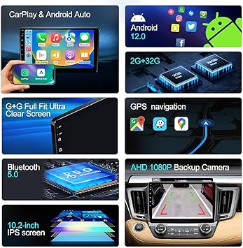 Dash Camera-AINAVIGO-5G WiFi Car Stereo for Toyota RAV4 2013 2014 2015 2016 2017 2018-10.2 Inch IPS HD Touch Screen Car Radio Wireless CarPlay Android Auto 2 Dash Camera-AINAVIGO-5G WiFi Car Stereo for Toyota RAV4 2013 2014 2015 2016 2017 2018-10.2 Inch IPS HD Touch Screen Car Radio Wireless CarPlay Android Auto - Image 2