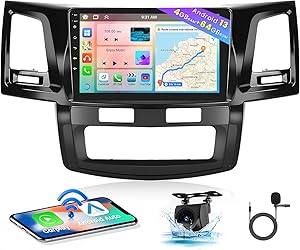 Dash Camera-Hikity-Hikity for Toyota Fortuner Hilux 2005-2014 Android 13 Car Stereo with Wireless Carplay- 8 Core 4+64GB 9 Inch IPS Touchscreen Car Radio 59UI GPS Navigation WiFi 32EQ DSP Backup Camrea Dash Camera-Hikity-Hikity for Toyota Fortuner Hilux 2005-2014 Android 13 Car Stereo with Wireless Carplay- 8 Core 4+64GB 9 Inch IPS Touchscreen Car Radio 59UI GPS Navigation WiFi 32EQ DSP Backup Camrea