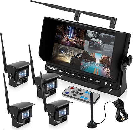 Dash Camera-Pyle-Pyle Waterproof Car Parking Rear View Reverse Safety Vehicle Monitor System w/Quad View 7” Video LCD- DVR Recording Dash Camera-Pyle-Pyle Waterproof Car Parking Rear View Reverse Safety Vehicle Monitor System w/Quad View 7” Video LCD- DVR Recording