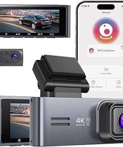 Dash Camera-sarmert-Dash Cam Front and Rear – Sarmert 2025 Upgraded 4K/1080P Dash Camera for Cars- 3.18″ Screen Dual Dash Cam with 5G WiFi 2160P Night Vision 24H Parking Mode 170°Wide G-Sensor Loop Recording USB C Port Dash Camera-sarmert-Dash Cam Front and Rear – Sarmert 2025 Upgraded 4K/1080P Dash Camera for Cars- 3.18″ Screen Dual Dash Cam with 5G WiFi 2160P Night Vision 24H Parking Mode 170°Wide G-Sensor Loop Recording USB C Port