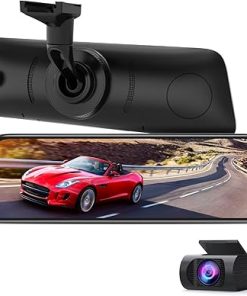 Dash Camera-AUTO-VOX-AUTO-VOX V5PRO 1080P 9.35” OEM Rear View Mirror Camera- Full Laminated Ultrathin Touch Screen Mirror Dash Cam Front and Rear with No Glare
